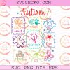 Retro Autism Awareness SVG, Autism Support SVG, World Autism Day SVG PNG