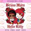 Bruno Mars Hello Kitty The Romantic Tour SVG, Sanrio Bruno Mars SVG, The Romantic Tour SVG PNG