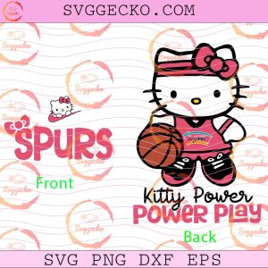 Hello Kitty San Antonio Spurs SVG, Hello Kitty NBA Spurs Fan Shirt Design, Sanrio San Antonio Spurs SVG PNG