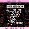 San Antonio Spurs iPor Vida SVG, Vintage San Antonio Spurs Basketball SVG PNG