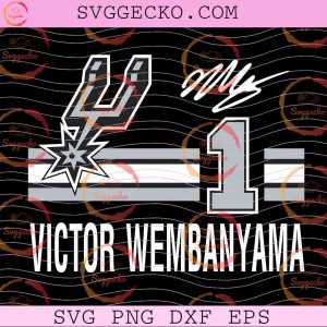 Victor Wembanyama San Antonio Spurs SVG, San Antonio Spurs NBA Playoffs 2026 SVG, San Antonio Spurs Basketball Shirt Design