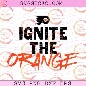 Ignite The Orange Flyers SVG, Puck Everybody SVG, Philadelphia Flyers Hockey Shirt Design