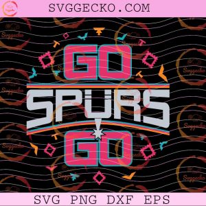 Retro Fiesta Go Spurs Go SVG, San Antonio Spurs NBA 2026 SVG, Go Spurs Go Shirt Design