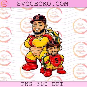Baseball Player Bowser and Bowser Jr Parody PNG, Bowser X Willson Contreras and Caleb Durbin Boston Red Sox PNG