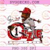 Ozzie Smith The Wizard PNG, St Louis Baseball Legend PNG, Ozzie Smith Number 1 PNG Design