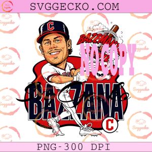 Travis Bazzana Bazzmanian Devil PNG, Cleveland Guardians Baseball PNG, Bazzana Baseball Player Mascot PNG