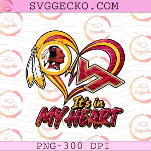 Washington Commanders and Virginia Tech Hokies&nbsp;PNG, Football Greatness It&rsquo;s In My Heart With Superman PNG