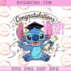 Cute Stitch Graduation 2026 SVG, Disney Stitch School SVG PNG