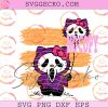 Hello Kitty Ghostface Spooky Balloon SVG, Hello Kitty Halloween Season SVG, Sanrio Horror Movie Halloween SVG PNG