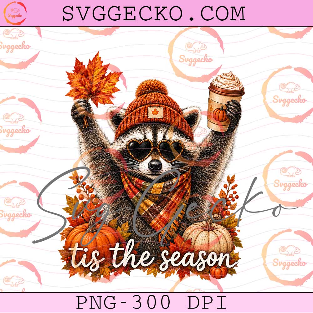 Retro Autumn Raccoon PNG - Tis The Season Raccoon PNG - Cute Fall Raccoon Pumpkin Spice Coffee PNG Retro Autumn Raccoon PNG - Tis The Season Raccoon PNG - Cute Fall Raccoon Pumpkin Spice Coffee PNG