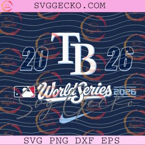 Retro World Series Tampa Bay Rays 2026 SVG - Tampa Bay Rays MLB WS 2026 SVG PNG